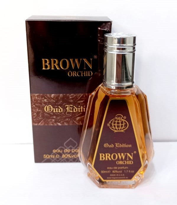 Brown Orchid Oud Edition by Fragrance World 50Ml Fragrance Asan Bazaar