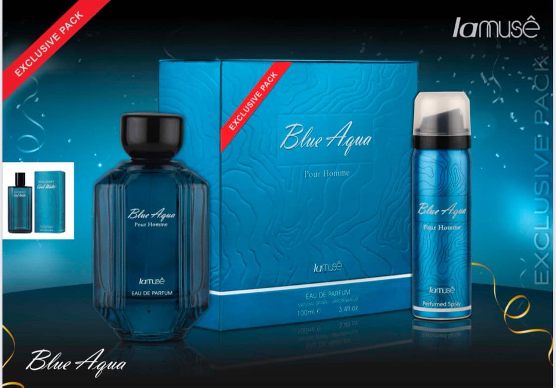 Blue Aqua With Deodorant by La Muse 100 Ml