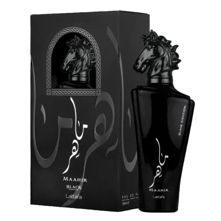 Maahir Black Edition by Lattafa – Eau de Parfum (100ML)