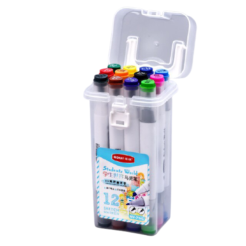 Nora Sketch Marker Double Tips 12 Colors