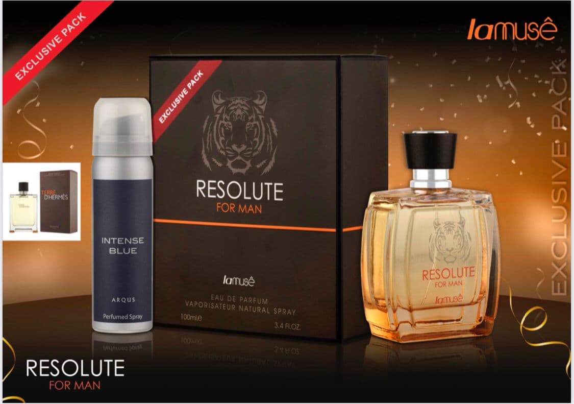 Resolute For Men With Deodorant by La Muse 100 Ml