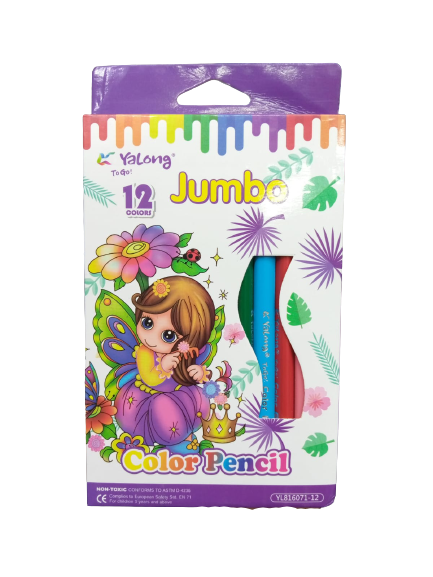 YaLong Color Pencil Jambo 12 Colors view 2