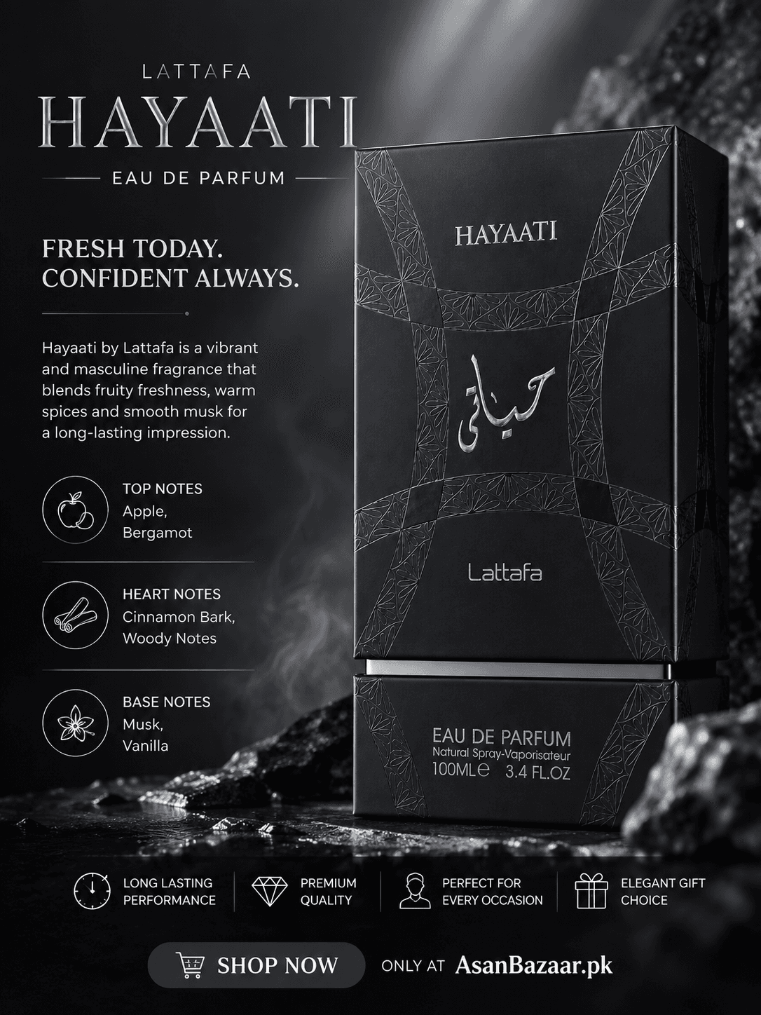 Lattafa Hayaati Eau de Parfum 100ml
