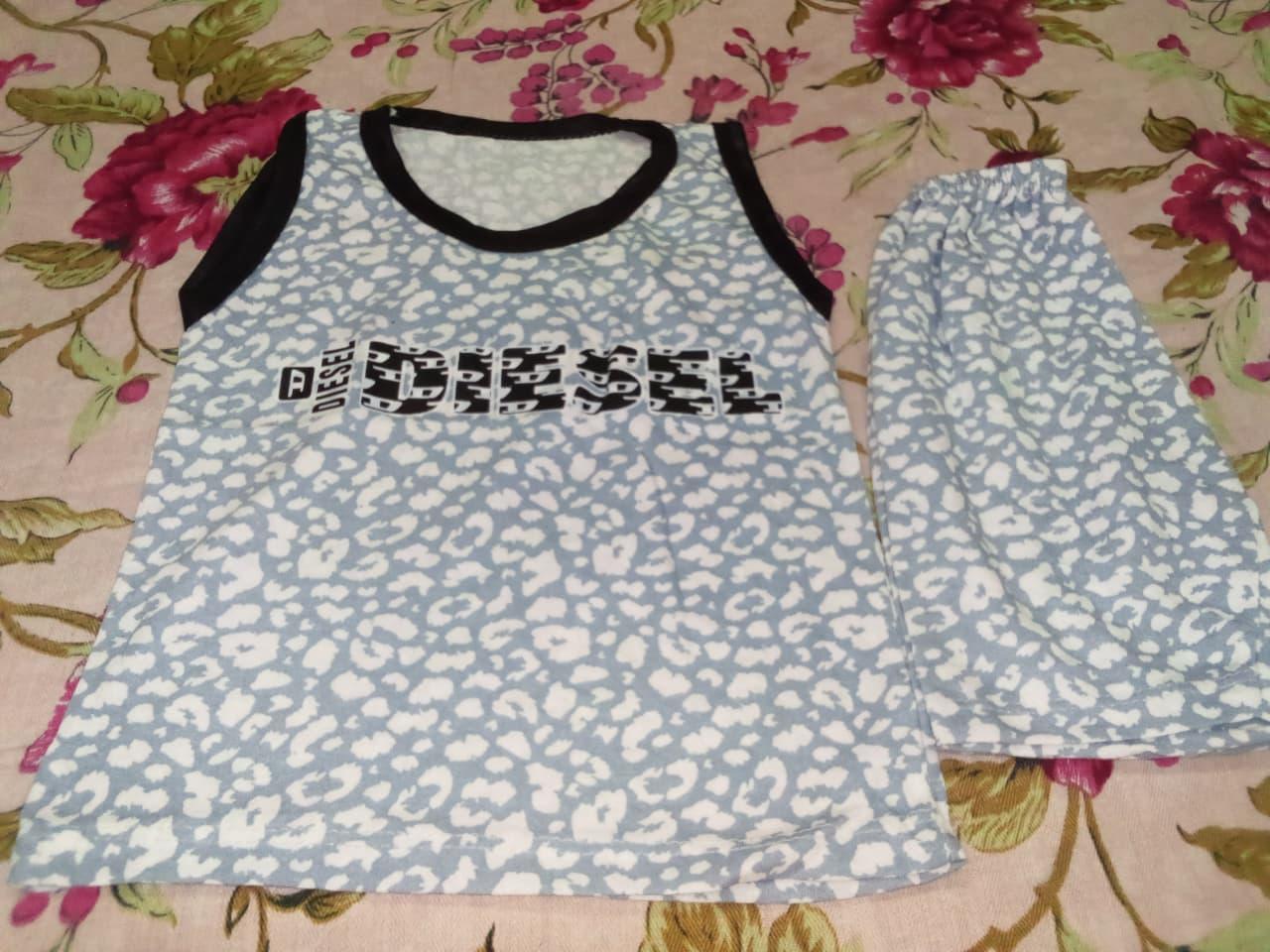 Baba Suit Diesel Pattern Blue