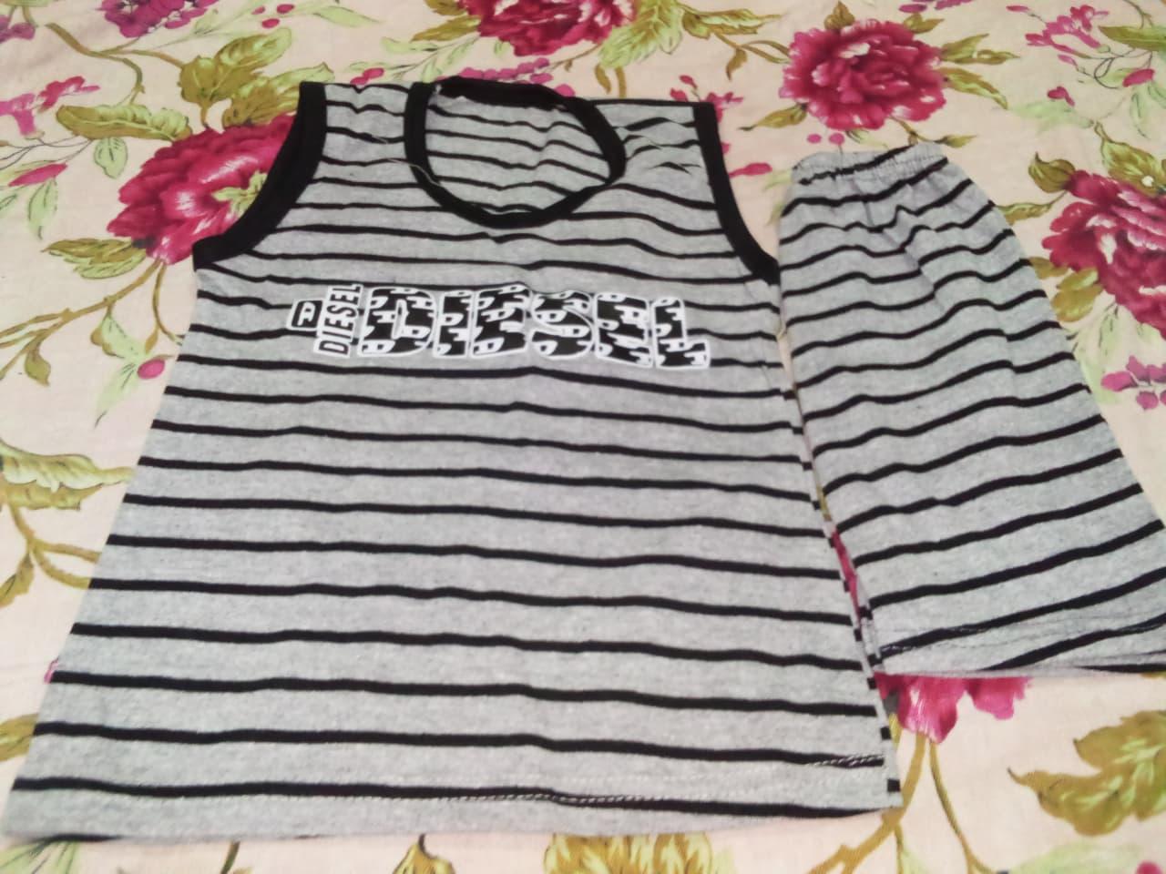 Baba Suit Diesel Stripes Grey