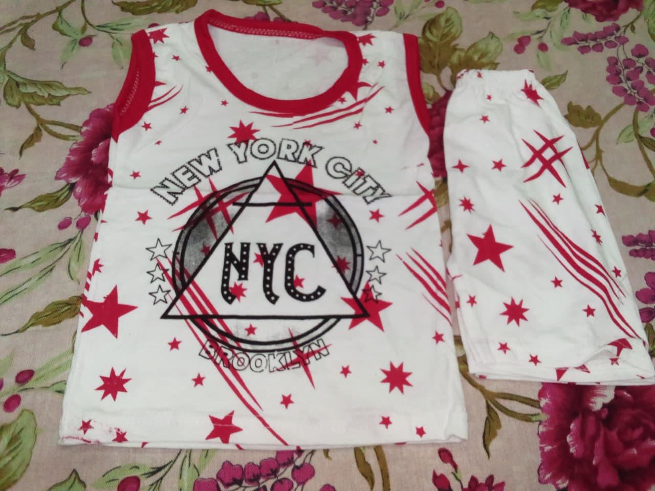 Baba Suit NYC Stars Red