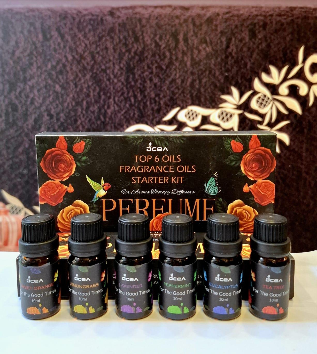 DCEA Top 6 Oils Fragrance Oils Starter Kit 10ML