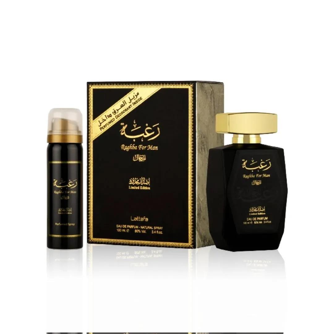 Lattafa Raghba Limited Edition For Men EDP 100ml With Deodorant