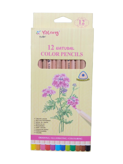 Natural Color Pencil 12 Colors