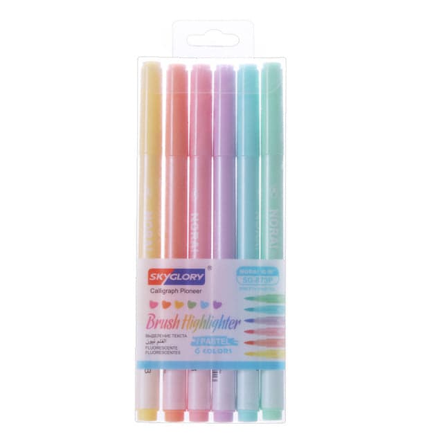 Sky Glory Brush Highlighter 6 Colors