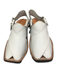 Handmade Peshawari Kheri For Men White