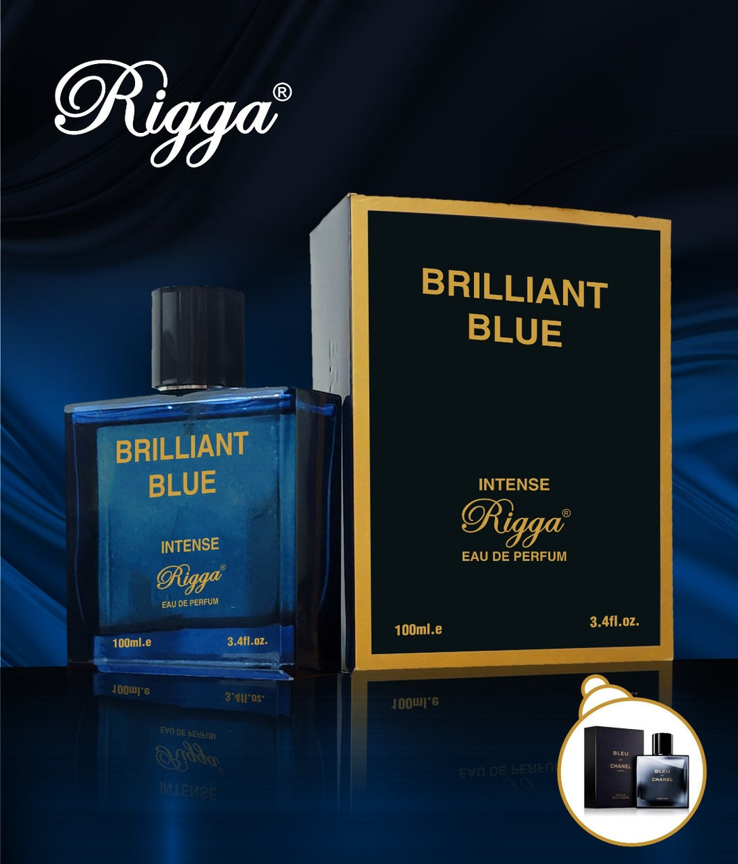 Briliant Blue Intense by Rigga