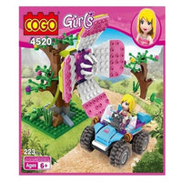 Girls CG4520 Chomper Encounter Building Blocks Set 218 Pieces