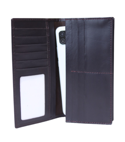 Leather Mobile Long Wallet