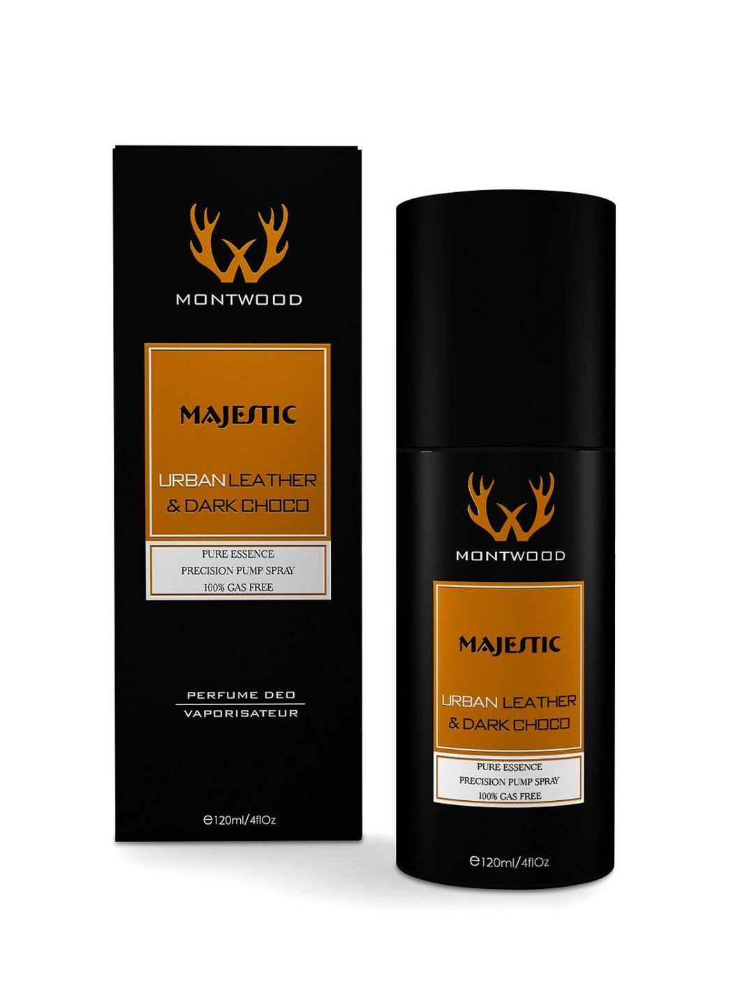 MAJESTIC LIRBAN LEATHER & DARK CHOCO MONT WOOD EDP 120Ml