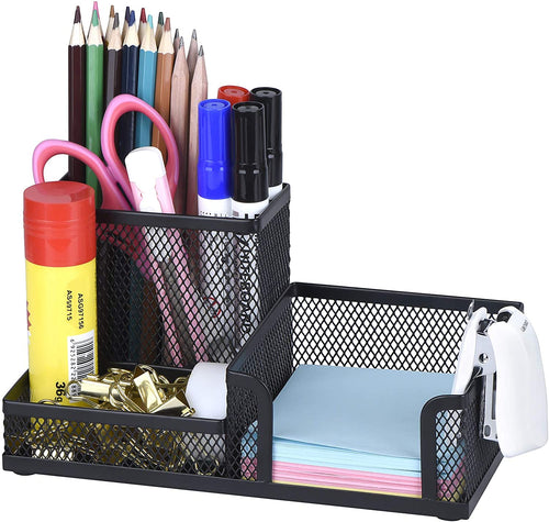 Pen And Pencil Holder and Storage Baskets