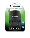 Compact Charger AA/AAA/9V by Uniross
