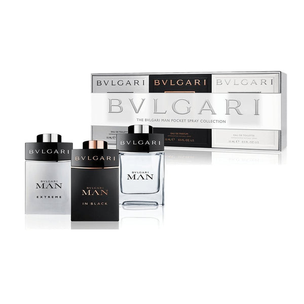 BVLGARI Men Mini Fragrance Gift Set (3-Piece)
