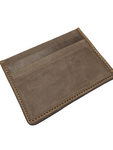 Leather Card Holder Oil Pullup