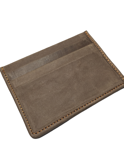 Leather Card Holder Oil Pullup