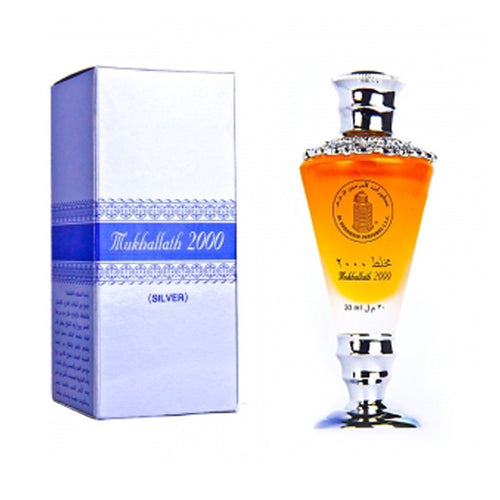 Mukhallath 2000 Silver Attar Perfume by Al Haramain