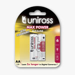 2AA Alkaline Max Power by Uniross