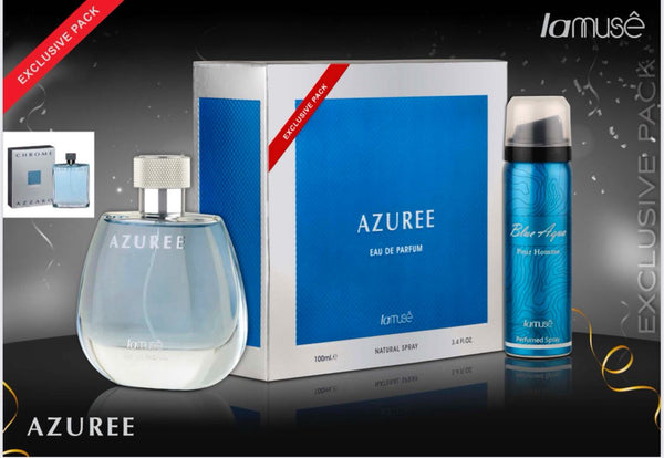 Azuree With Deodorant by La Muse 100 Ml