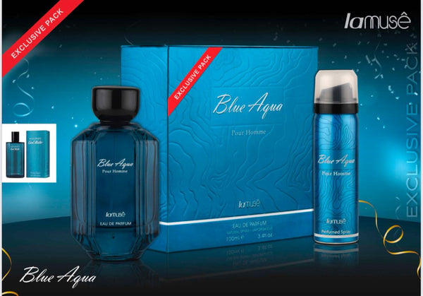 Blue Aqua With Deodorant by La Muse 100 Ml