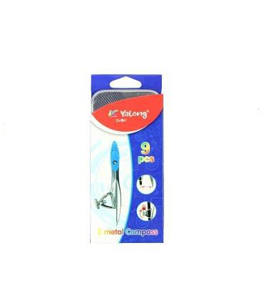 Yalong 2 Metal Compass 9 Pieces