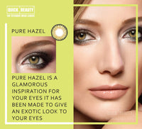 Eyes Contact Lenses Multiple Colors (0.00 to -10.00) by Quick Beauty