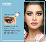 Eyes Contact Lenses Multiple Colors (0.00 to -10.00) by Quick Beauty