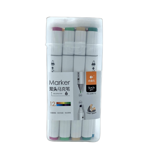 Alcohol Marker Box 12 Colors