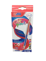 2 in 1 Color Pencil 12 Colors