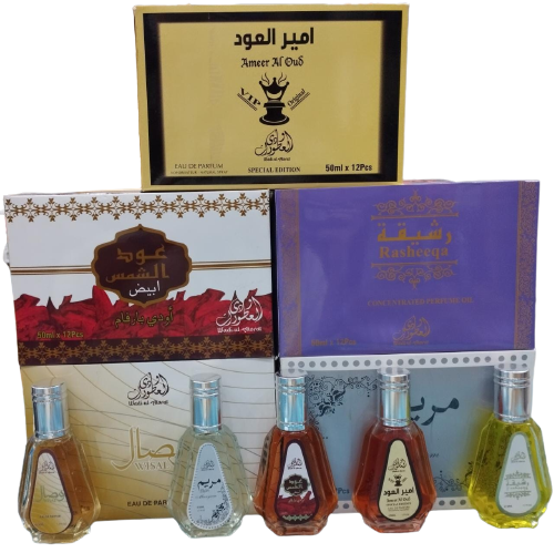 Pack of 5 Pieces Perfume by Wadi ul Atorat 50 ml