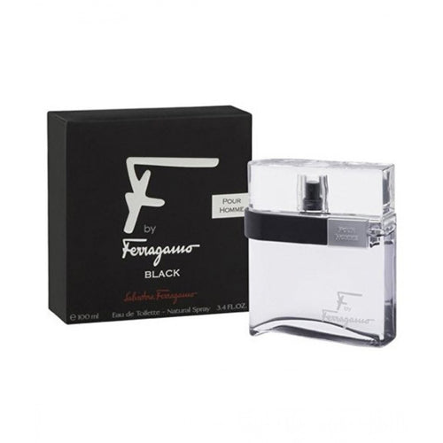 FERRAGAMO F BLACK MEN EDT 100ML