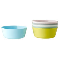 Kalas Bowls Multiple Colors 6 Pieces by Ikea