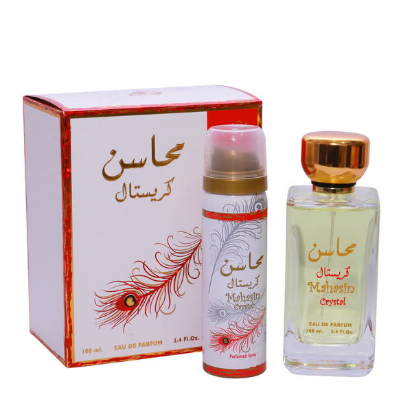 Lattafa UAE Mahasin Crystal Perfume - 100 Ml